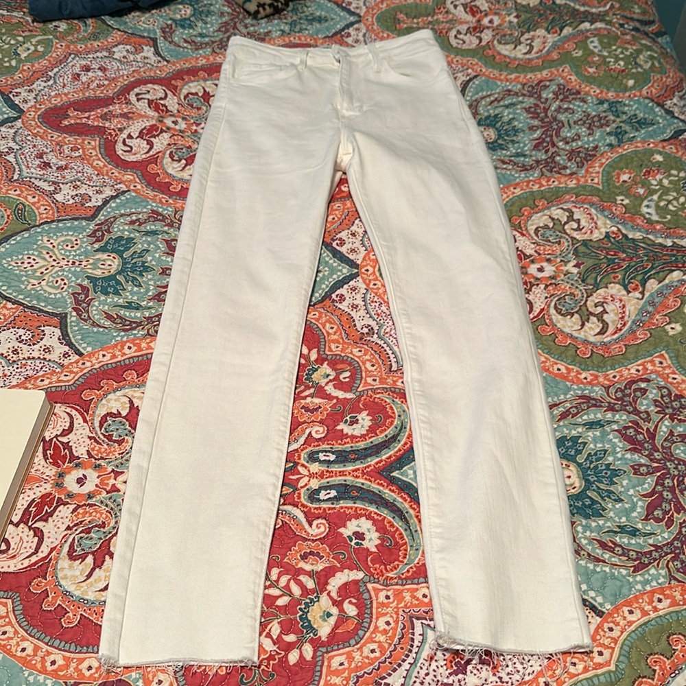 Women’s Just Black Denim White Skinny Jeans